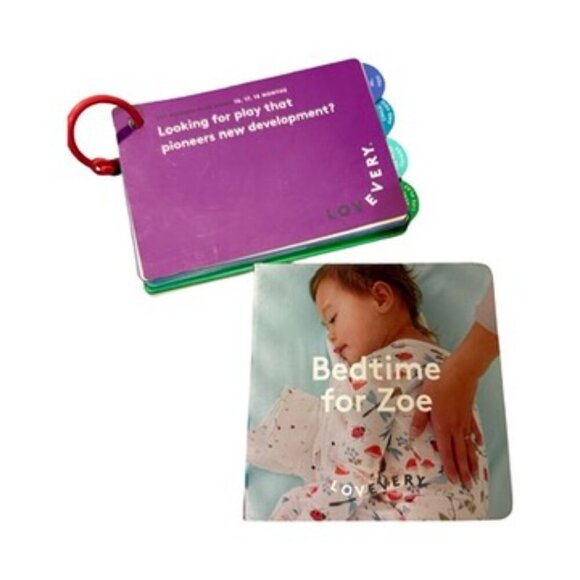Lovevery Bedtime for Zoe Book and Pioneer Play Guide for 16, 17, 18 months - Picture 1 of 4